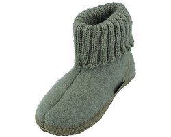 Comfortabele Vilten Pantoffels met Kraag