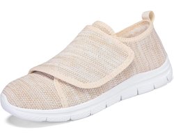 Comfortabele Warme Pantoffels voor Dames met Diabetes - Makkelijk aan met Klittenband