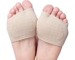 Cosensi - Middenvoetkussen en antislip sokken voor dames en heren - Verlicht pijn bij duimcompressie - Nylon materiaal - Comfortabele middenvoetmanchet