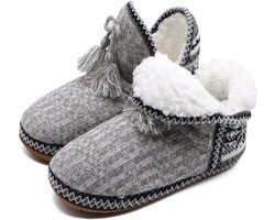Dames Pantoffels Warm met Traagschuim Zool | Antislip Huislaarzen voor Winter