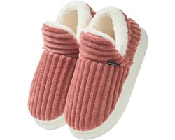 Dames Slippers Warm Winter Fuzzy Zacht Plat Pluche Pantoffels Antislip Lichtgewicht Outdoor/Indoor
