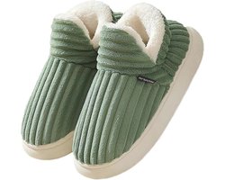 Dames warm winter pantoffels met antislip voor binnen en buiten