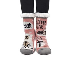 Dikke Huissokken voor Dames met Antislip Zolen - Warme en Comfortabele Thermo Sokken