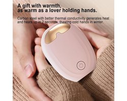 Dubbelzijdige handverwarmer,USB-oplaadbare mini-handwarmers met 2 temperatuurniveaus - Handverwarmingsproducten voor buiten voor werken, studeren, thuis, reizen, kamperen