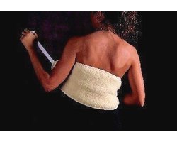 Duurzame nierwarmer met scheerwol voor effectieve warmtetherapie