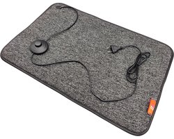 DVHS warme voeten mat - 40 x 60 cm - 60 watt - Heerlijk warme voeten - Laag verbruik - met Voetschakelaar - Zuinig