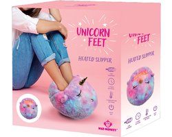 Eenhoorn - pluche voetenwarmer - USB-C - 3 standen