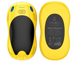 Elektrische Handwarmers Met Dubbelzijdige Verwarming - Herbruikbare USB Zakwarmers Voor Buiten En Binnen, 10.000 mAh, 3 Warmtestanden, Perfect Voor Winter