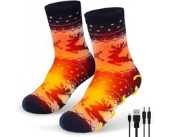 Elektrische Verwarming Sokken - Warme en Antislip Thermische Sokken voor Binnen