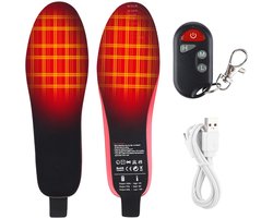 Elektrische verwarmingszool met instelbare temperatuur- voetkussen met USB-oplaadfunctie- voetverwarmende zool- maten 41-46.- Brawdress