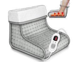 Elektrische Voetenwarmer - 6 Warmtestanden - met Timer en Overhittingsbeveiliging - Wasbaar