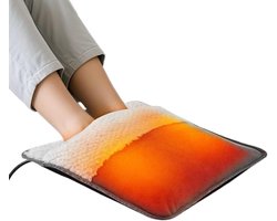 Elektrische Voetenwarmer | Elektrische USB Voetenwarmer voor Bed | Pluche Verwarmende Mat Voor Vrouwen Mannen | Voor Schouders Knieën Benen Handen Vrouwen
