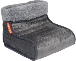 Elektrische voetenwarmer fleece - 30×30×23 cm - 3 warmtestanden - Warmyou Lofum - Antraciet