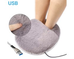 Elektrische Voetverwarmer - Voetenwarmer Elektrisch - Voetenverwarmer - USB-aansluiting - Voor Thuiswerken & Kantoor - Ideaal Voor Winter & Koude Voeten