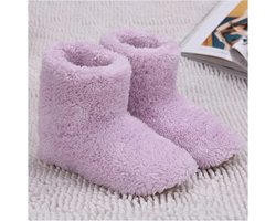 Elektrische Voetverwarming - USB Oplaadbaar - Warme Voeten - Maat 39 t/m 43 - Voetverwarming - roze