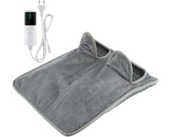 Elektrische Voetwarmer – 6 Warmtestanden, 4 Timers, Wasbaar Kussen voor Voeten, Rug en Hele Lichaam
