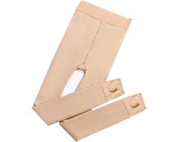 Fleece Panty - Gevoerde Panty - Warme Fleece Voering Hoog Elastisch - 1 Stuks - Dames Zwart