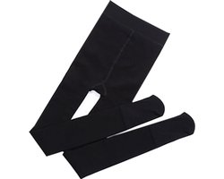 Fleece Panty - Thermo Legging - Warme Voering En Elastisch Materiaal - 1 Stuks - Voor Dames Zwart