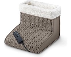 Foot Warmer - Warm Feet - Electric Foot Warmer - Electric Foot Warmer - Brown, With Massage Function