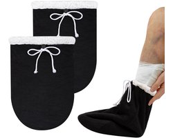 Gipsbeschermingssokken voor Mannen en Vrouwen - Zachte Pluche Voetwarmer en Thermische Sok voor Winter