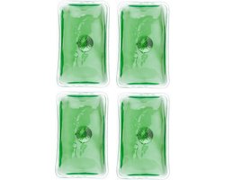 Handwarmers Thermo-Pads Herbruikbare Gel-Pads ISO Gecertificeerd Groen 4 Stuks