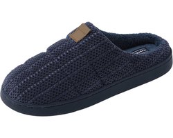 Heren Sloffen Winter Warm Pluche Pantoffels met Memory Foam Binnenzool