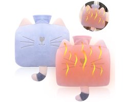 Hot Water Bottle Set van 2 - Comfort en Pijnverlichting voor Kinderen en Volwassenen