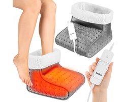 Kedica® Voetenwarmer - Elektrische Voetverwarmer - 3 Warmtestanden - tot 65ºC - Pantoffel Voetverwarmer - Wasbaar