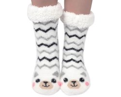 Knuffelsokken voor Dames - Warme Antislip Wintersokken Maat 39-42, 35-38