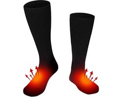 Mrs. Jones Elektrisch Verwarmde Sokken Batterij-Aangedreven Voeten Warmer Verwarming Winter Warme Sokken Unisex Verwarming Thermische Kousen Geschikt Voor Wandelen Klimmen Andere .