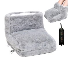 Mrs. Jones Elektrische voetenwarmer 5V met 3 verwarmingsniveaus en wasbare binnenvoering voor heren dames .