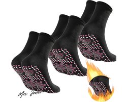 Mrs. Jones Verwarmde Sokken Voetwarmer Winter Massage Voetverwarming Anti-vermoeidheid Antislip One Size 3 Paar Unisex .