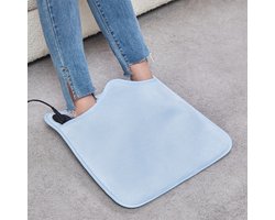 NOVARTA, Voetverwarmer elektrisch – verwarmingsmat – warmtemat – infrarood verwarming – Graphene voetwarmer – 40 x 40 cm – Zwart – 3 warmtestanden