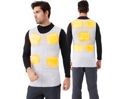 Oplaadbaar Verwarmd Vest met 9 Zones voor Mannen en Vrouwen - 12 Uur Warmte