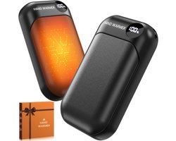 Oplaadbare Elektrische Handwarmer 2-in-1 | 4 Warmtestanden | Directe Warmte tot 9 Uur
