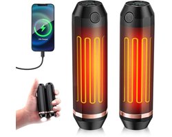 Oplaadbare handwarmer met 3 warmtestanden en powerbank functie