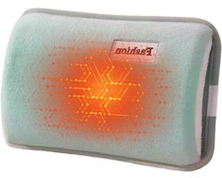 Oplaadbare Warmwaterkruik - Elektrische Kruik - Lichaam Verwarmen - Snel Opwarmend - 27 x 19 cm - Blauw