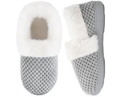 Pantoffels voor dames, warme winterpantoffels met traagschuim, maat 36-43 EU