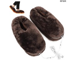 RFWR® Comfortabele verwarmde pantoffels met USB-aansluiting voor mannen en vrouwen