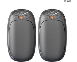 RFWR® Draagbare handwarmer en powerbank, 2-in-1, USB-oplaadbaar, snelle warmte, 3600 mAh