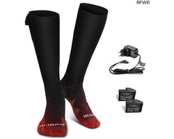 RFWR® Verwarmde sokken voor buitenactiviteiten, oplaadbare elektrische sokken voor koude dagen