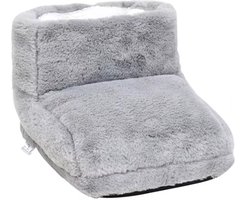 RM Store® - Elektrische Voet Verwarmer - Wasbare Voetenwarmer - Verwarmingspads - Winter - Grijs - 35 x 30 x 21 cm.