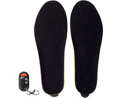 RM Store® - Verwarmde Inlegzolen - Elektrische Schoenverwarmer - Oplaadbare Voetverwarmer - Schoenbeschermers - Met Afstandsbediening - Met Afstandsbediening - Maat 35-40 - Zwart