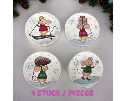 Set van 4 Handwarmers voor Koude Dagen - Herbruikbare Warmte Pads voor Thuis en Onderweg - 8.5 cm Diameter