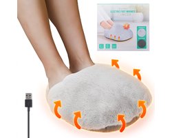 Silvergear Elektrische Voetenwarmer - Voetenzakken - Kinderen & Volwassenen - 34 x 29 x 12 cm - Wit