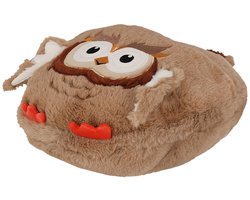 Super zachte giga uil voetenverwarmer - one size fits all - heerlijk comfortabel en onweerstaanbaar zacht - het perfecte geschenk of cadeau - ook heerlijk als knuffel