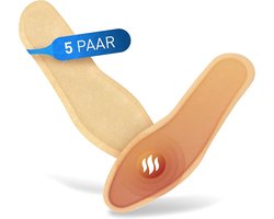 Telewelt Verwarmende Schoenzolen – 5 Paar Zelfverwarmende Inlegzolen voor Schoenen | Directe Warmte tot 10 Uur | Dun & Universeel | Ideaal voor Winter, Buitenwerk, Sport & Dagelijks Gebruik met Kajal Sticker
