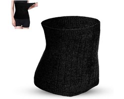 TEMGoods - Elastische thermische band voor winter, rug en nieren - Warme buikband - Grijs - Taille ondersteuning