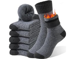 Thermal Winter Socks voor Heren - Dikke Warmte Sokken - 5-Paar
