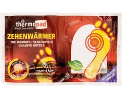Thermopad - Duopack Tenen & Voetenwarmer - Eenmalig gebruik voor 8 uur warmte - Zelfklevende winterzolen voor teenverwarming